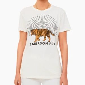 Emerson Fry Ivory Tiger Tee